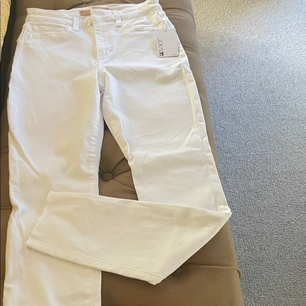 Joe's Jeans White Straight-Leg Women's Jeans